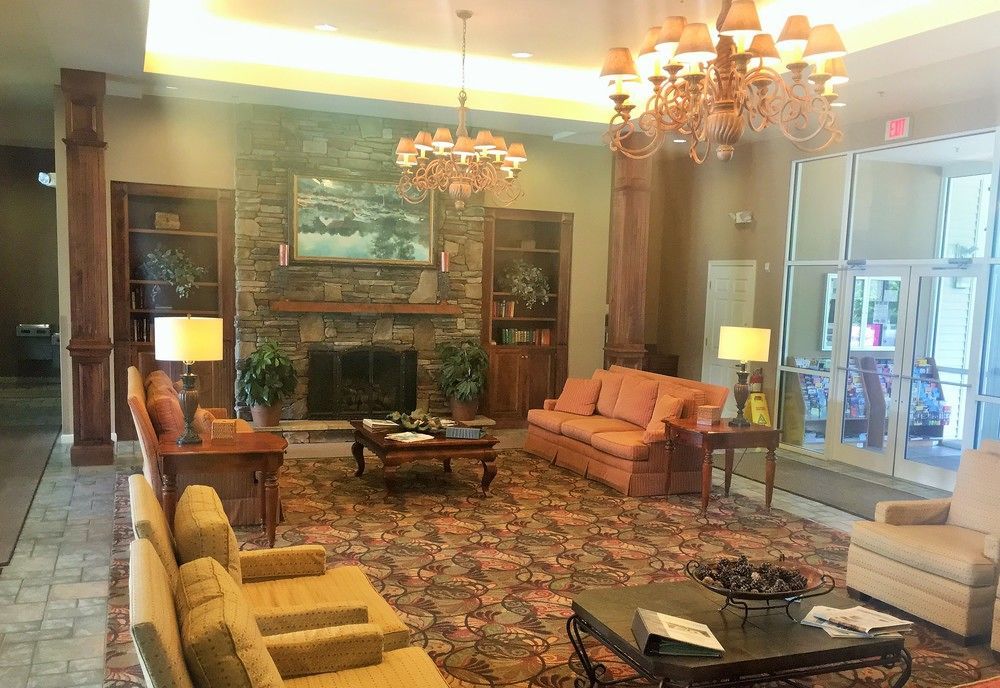 Vacation Village In The Berkshires Hancock Buitenkant foto The lobby of the new building